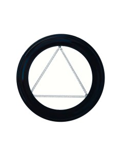 Matte black vitrified cover ceiling light 80 mm