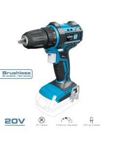 Perceuse-visseuse 20 V sans batterie, 45 Nm