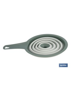 Foldable green funnel 26.5 x 12 cm 2