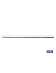 Hinged rubber seal aluminum white 93 cm 2