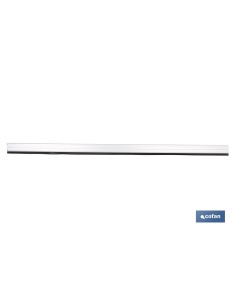 Borracha basculante de alumínio cinza 93 cm