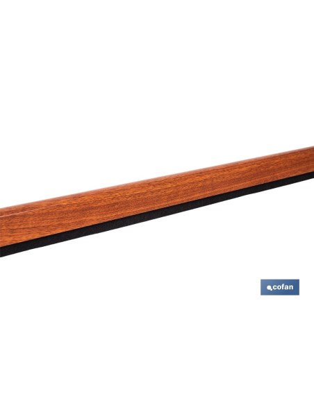 Borracha de madeira sapeli 91,5 cm