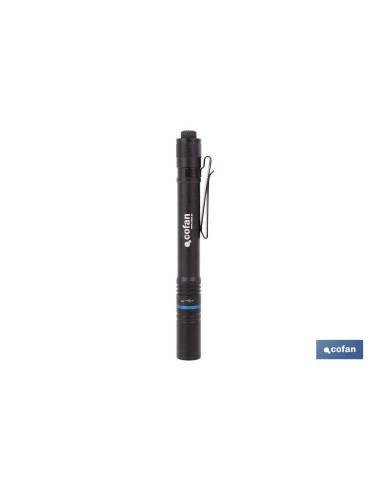 Adjustable 300 lm LED pen flashlight