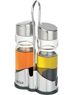 Juego aceitera vinagadera 2 piezas inoxidable