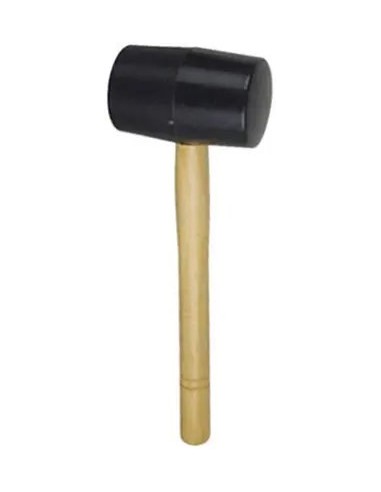 Small black rubber mallet 500 g RUBI