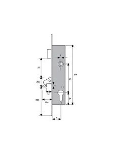 Kippverschluss 2240203NI Tesa 20 mm 2