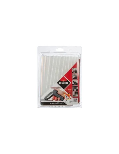 Barra termofusa 19 cm 12 mm 25 pezzi RUBI