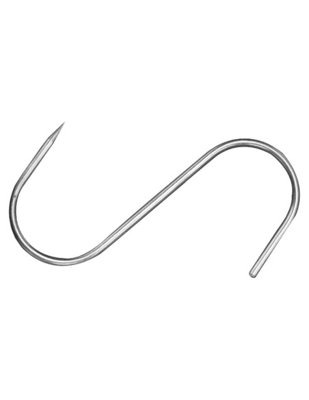 Stainless steel butcher hook 16 cm