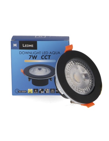 Foco Downlight LED 7 W IP54 60°