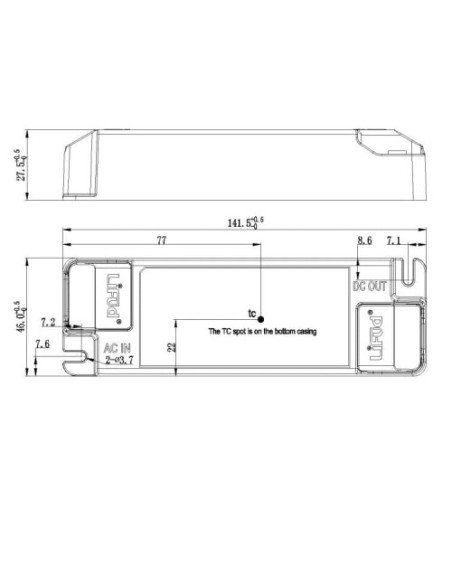 Driver 0-10V Lifud 42W 24-40V DC