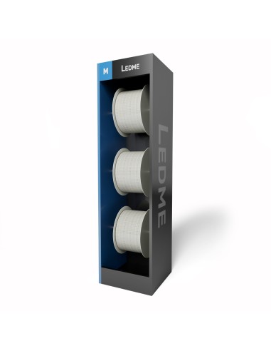 LED strip display 220V wood 40x150 cm