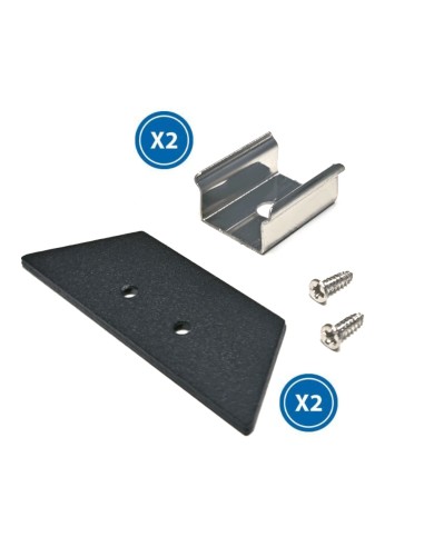 Bouchons et crochets pour profilé LM3829 PC