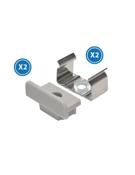 Caps and clamps for LM3703 profile, 20 units