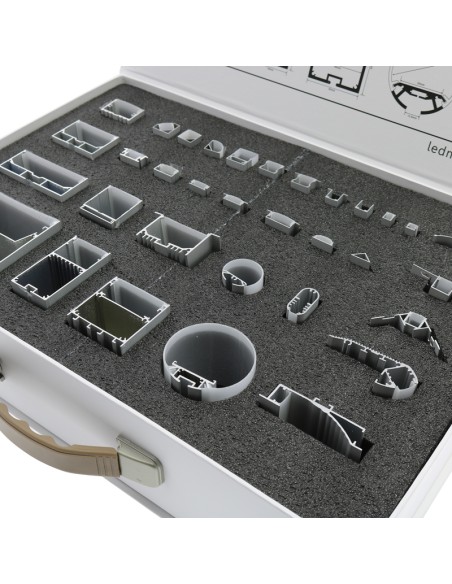 LEDME 460 mm aluminum profiles demo case