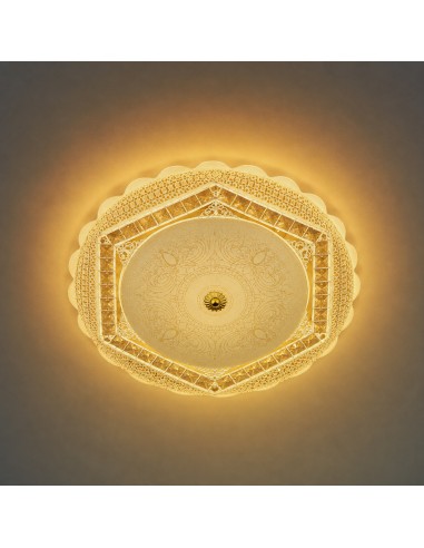 LED-Deckenleuchte Hexa Diamond 45x45 cm M LEDME