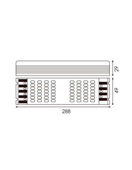 LED Power Supply 150W 24Vdc Triac