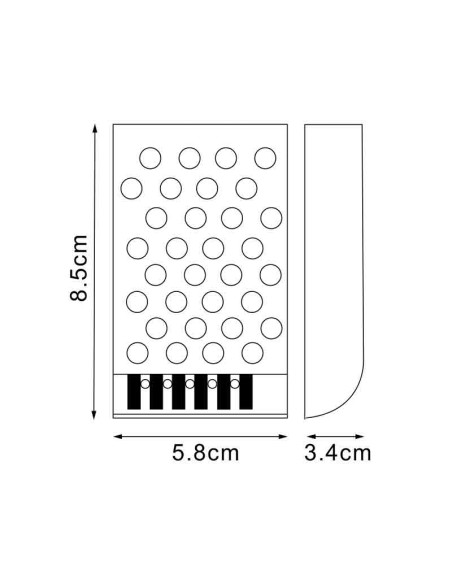 Alimentation LED 36 W 12 V CC en aluminium