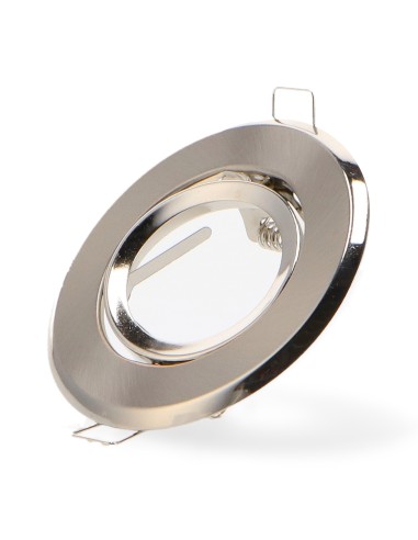 Round swivel bracket white 85 mm M LEDME