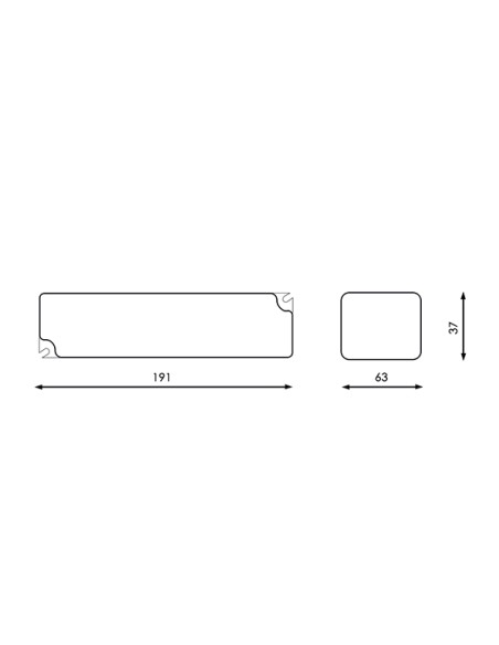 Alimentatore Mean Well 150 W 12 Vcc IP67