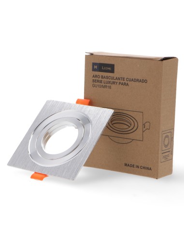 Square swivel ring nickel 90x90 mm