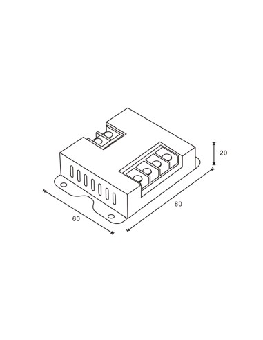 Amplificador de sinal 12-24V LEDME