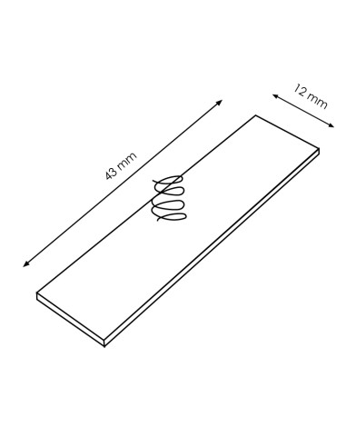 Interruttore tattile per striscia LED 12-24V DC 60W