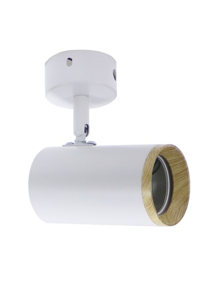 Aplique de techo GU10 orientable 72x132 mm