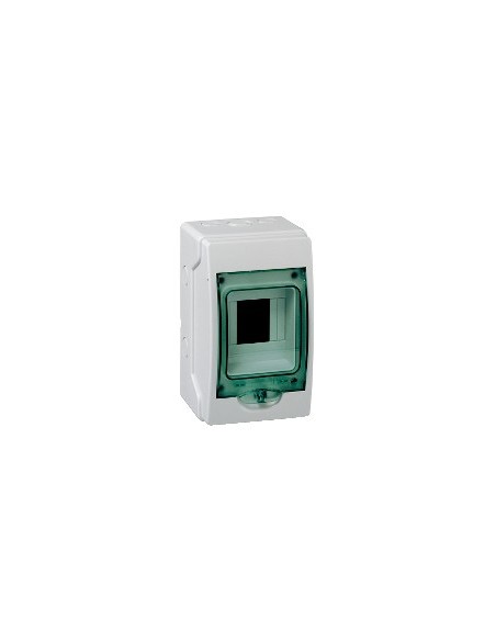 Boîtier étanche Kaedra surface 1 rangée 4 modules IP65