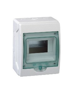 Kaedra Waterproof Box Surface 1 Row 6 Modules IP65