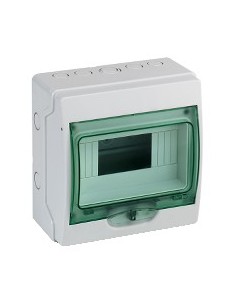 Boîtier étanche Kaedra 1 rangée 8 modules IP65