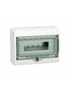 Boîtier étanche Kaedra surface 1 rangée 12 modules IP65