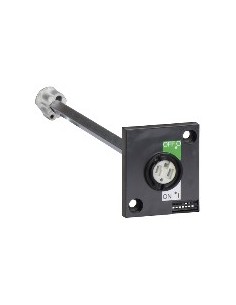 Extended side rotary handle black