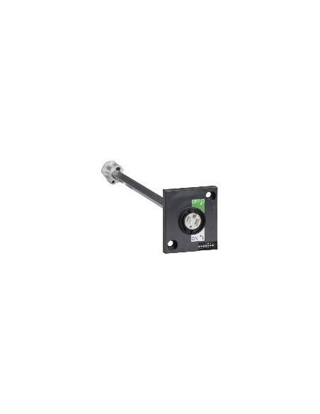 Manivelle rotative latérale allongée noire