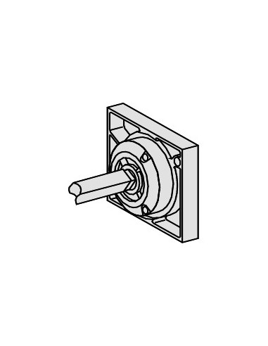 Extended side rotary switch black