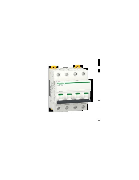 Magnetotérmico Acti9 iC60H 4P 6 A curva C