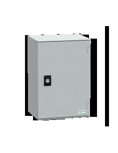 Compact wall-mounted enclosure ABS/PC gray 310x215x160