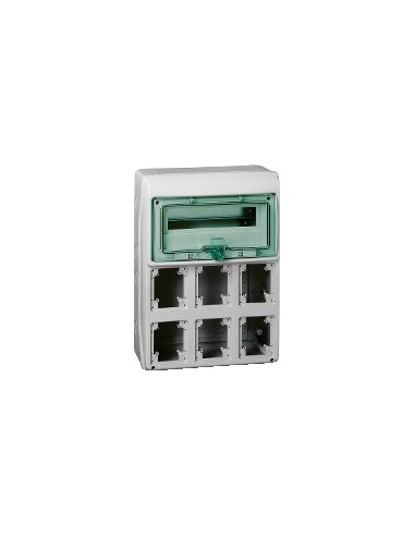 Boîtier de distribution Kaedra 6 ouvertures 12 modules