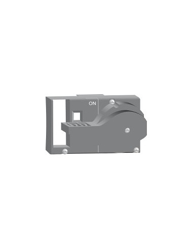 Commande rotative NG125 frontale noire 3/4 pôles