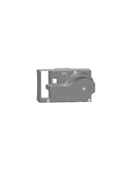 Commande rotative NG125 frontale noire 3/4 pôles