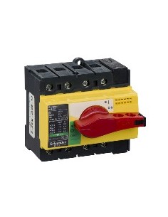 Sicherungsschalter 4-polig rot 80 A