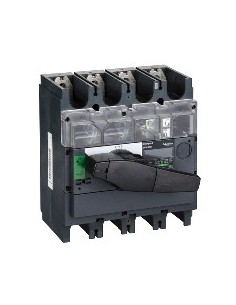 Sectionneur compact INV630 4 pôles 630 A noir