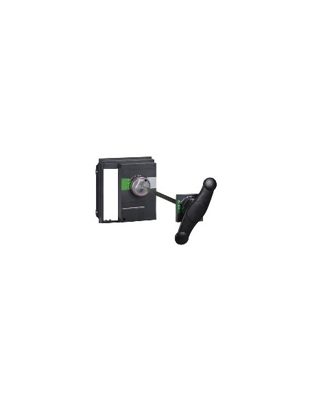 Commande rotative frontale noire IP55