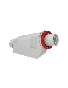 Tomada industrial de parede 3P+E 125 A IP67