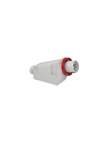 Tomada industrial de parede 3P+E 125 A IP67