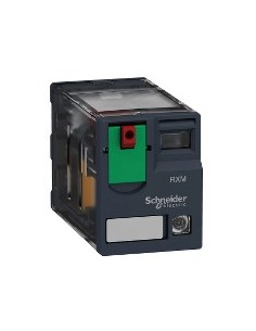 Relé miniatura enchufable 3 A, 4 C/O, 230 V CA