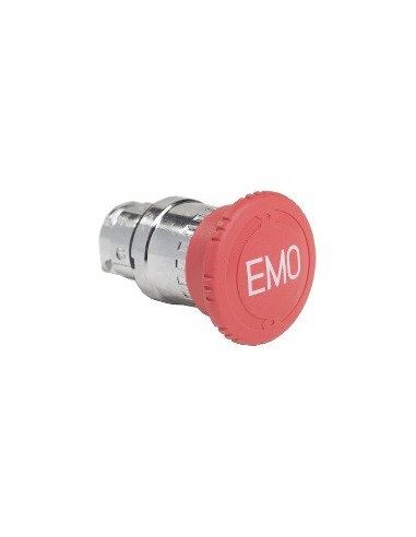 22 mm Emergency Stop Button, Red, with Mechanical Locking