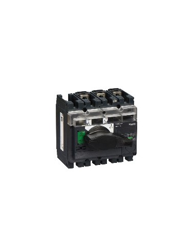 3P isolating switch black 100 A