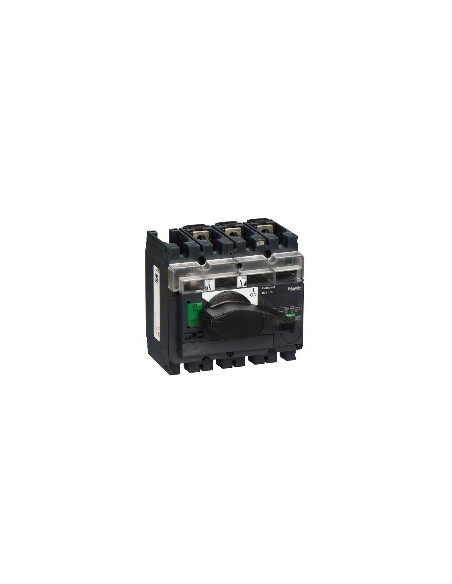 3P isolating switch black 100 A