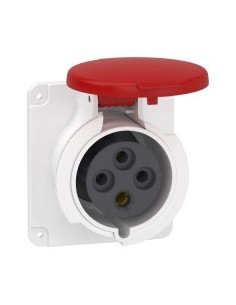 Toma recta PratiKa 32 A IP44 3P+E 380 V