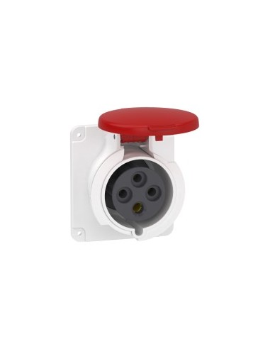Straight Socket PratiKa 32 A IP44 3P+E 380 V